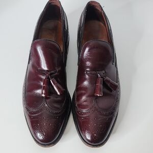 Vintage Allen Edmonds Berwick 8873 Ox Blood 10 1/2 B Tassel Loafer